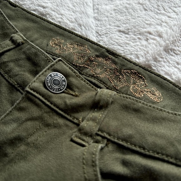 Olive green cargo pants - Picture 4 of 4